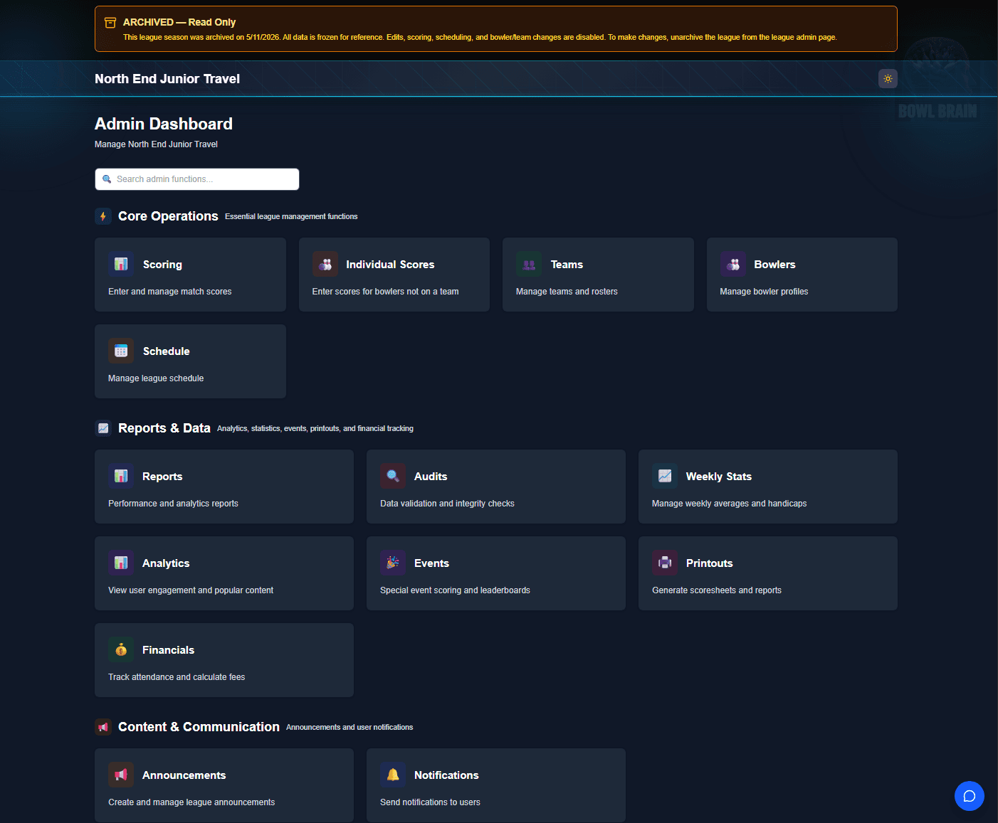 League Management — screenshot 4